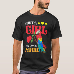Vogel Tropisch Oerwoud Dier Exotische Macaw Parrot T-shirt