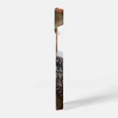 Vogel, uil, veer iPhone hoesje (Linkerkant)