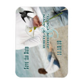 vogel Uw Foto slaat de datum op Magneet (Verticaal)