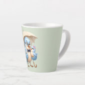 Vogel Vader Latte Mok (Rechterhoek)