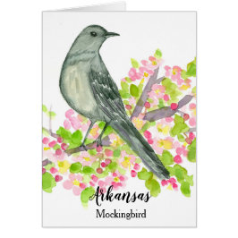 Vogel van Arkansas Mockingbird Blank