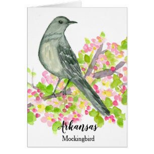 Vogel van Arkansas Mockingbird Blank