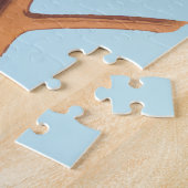 Vogel van Audubon Bay Breasted Warbler op Plant va Legpuzzel (Zijkant)