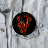 Vogel van brandwand ronde button 4,0 cm (In situ)