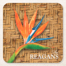 Vogel van de Douane van het Paradijs Kartonnen Onderzetters