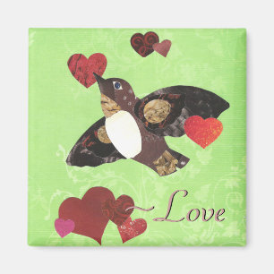 Vogel van de liefde magneet