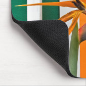 Vogel van de paradijsbloem muismat (Hoek)