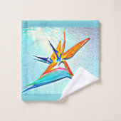 Vogel van de Paradise Bathroom Towel Set Bad Handdoek (Wasdoekje)
