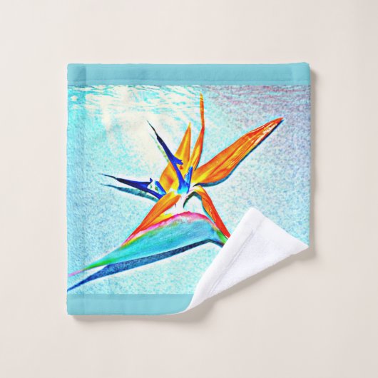 Vogel van de Paradise Bathroom Towel Set Bad Handdoek (Wasdoekje)