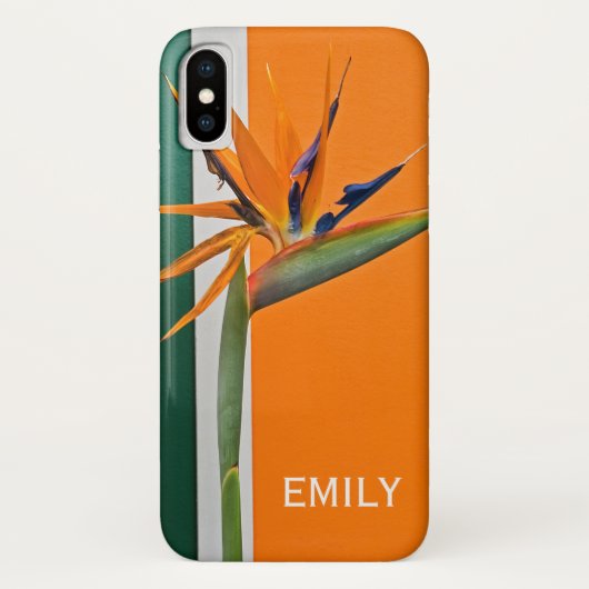Vogel van de Paradise-bloem Case-Mate iPhone Case (Achterkant)