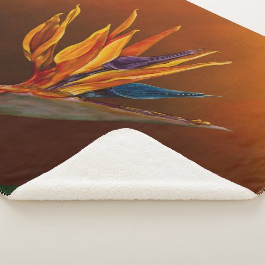 Vogel van de Paradise-bloem Sherpa Deken (3/4)