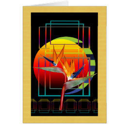 Vogel van de Paradise-bloem Strelitzia