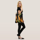 Vogel van de Paradise Canvas tas (Op model)
