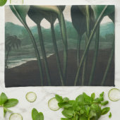 Vogel van de Paradise Kitchen Towel Theedoek (Gevouwen)