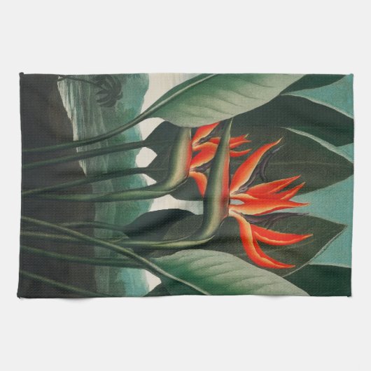 Vogel van de Paradise Kitchen Towel Theedoek (Horizontaal)