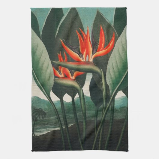 Vogel van de Paradise Kitchen Towel Theedoek (Verticaal)