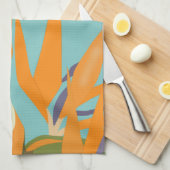 Vogel van de Paradise Kitchen Towel Theedoek (Quarter Fold)