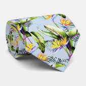 Vogel van de Paradise palm laat een tropisch ongev Stropdas (Opgerold)