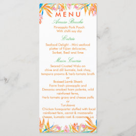 Vogel van de Paradise Waterverf Tropisch uitgebrei Menu