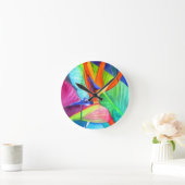 Vogel van de tropische kunst van Paradise Strelitz Ronde Klok (Huis)