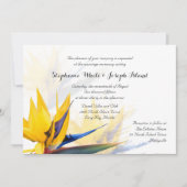 Vogel van de uitnodiging voor het huwelijk van het (Voorkant)