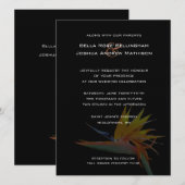 Vogel van de uitnodiging voor het huwelijk van Par (Voorkant / Achterkant)