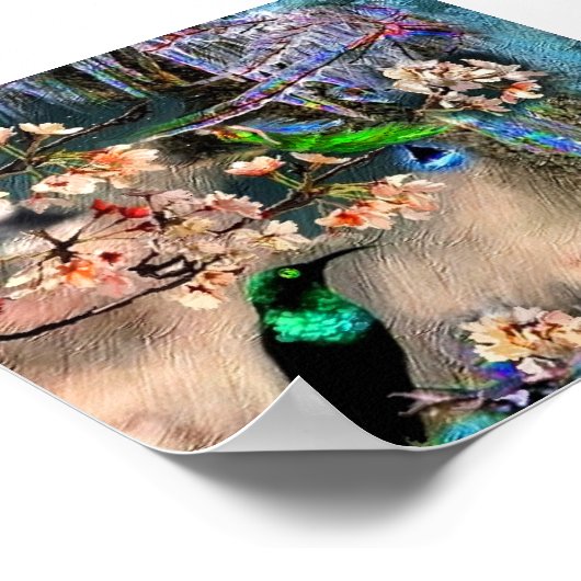 Vogel van Equinox afdrukken Poster (Hoek)