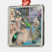 Vogel van Equinox Metalen Ornament (Links)