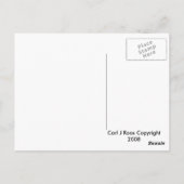 Vogel van het Briefkaart van Paradise (Achterkant)