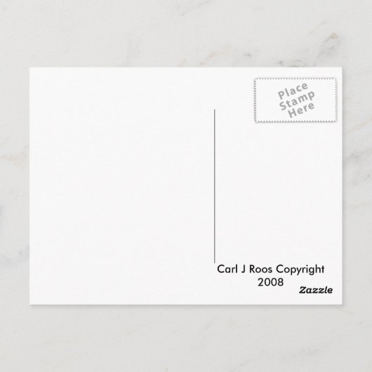 Vogel van het Briefkaart van Paradise (Achterkant)