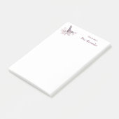 Vogel van het bureau van de Waterverf Natuur Art S Post-it® Notes (Schuin)