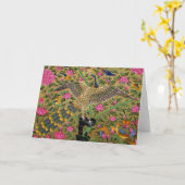 Vogel van het Leven 7 x 5 wenskaart Kaart (Gele Bloem)