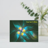 Vogel van het paradijs briefkaart (Staand voorkant)