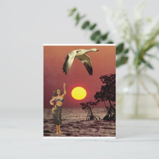 Vogel van het Paradijs - Briefkaart (Staand voorkant)