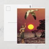 Vogel van het Paradijs - Briefkaart (Voorkant / Achterkant)