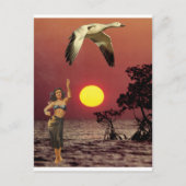 Vogel van het Paradijs - Briefkaart (Voorkant)