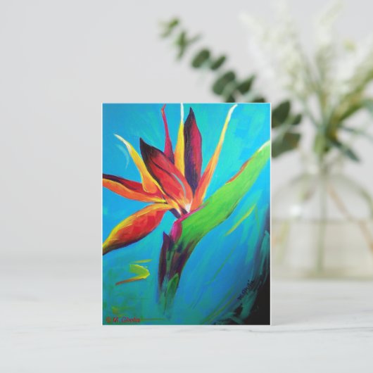 Vogel van het Paradijs Briefkaart (Staand voorkant)