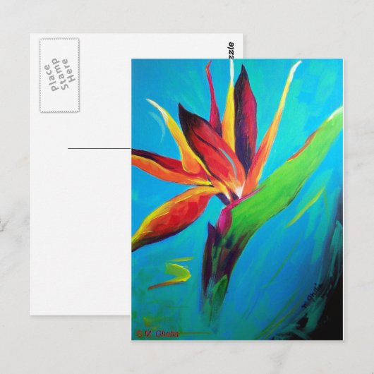 Vogel van het Paradijs Briefkaart (Voorkant / Achterkant)