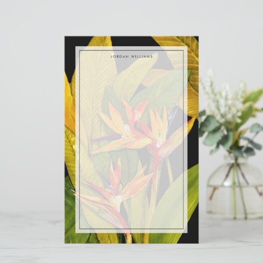 Vogel van het Paradijs Briefpapier (Staand voorkant)