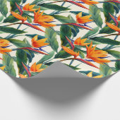 Vogel van het Paradijs Cadeaupapier (Hoek)