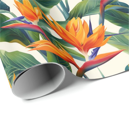 Vogel van het Paradijs Cadeaupapier (Rol Hoek)