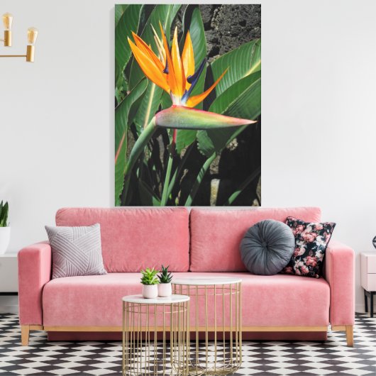 Vogel van het Paradijs Canvas Afdruk (Insitu (Woonkamer))