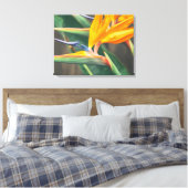 Vogel van het Paradijs Canvas Afdruk (Insitu (Slaapkamer))