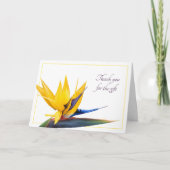 Vogel van het paradijs Dank je Kaarten voor bruilo (Voorkant)