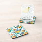 Vogel van het paradijs en het orchidee bier onderzetter (Rechterzijde)