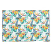 Vogel van het paradijs en het orchidee kussensloop (Voorkant-Rechts)