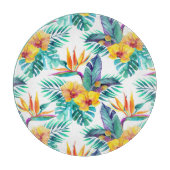 Vogel van het paradijs en het orchidee snijplank (Voorkant)