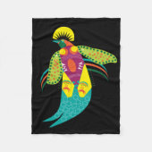 Vogel van het Paradijs Fleece Deken (Voorkant)