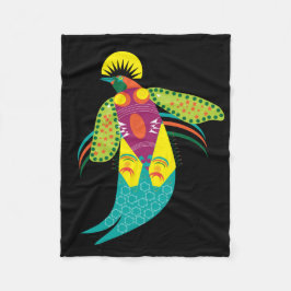 Vogel van het Paradijs Fleece Deken