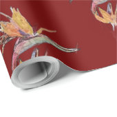 Vogel van het Paradijs Floral Wrapping Paper Cadeaupapier (Rol Hoek)